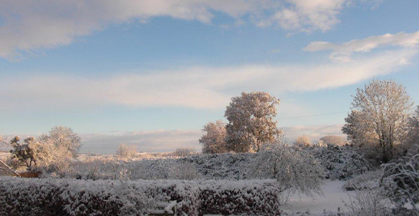 Yew Tree Cottage Winter View